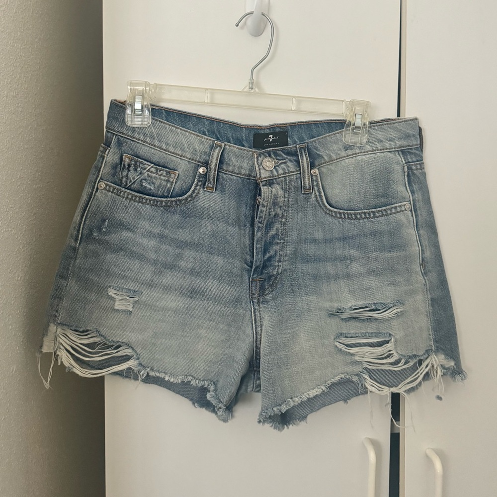 7 for all mankind - denim shorts